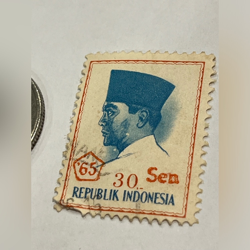 Indonesia 1965 Conference of New Emerging Force, Jaka. Rare & Collectible Stamp.